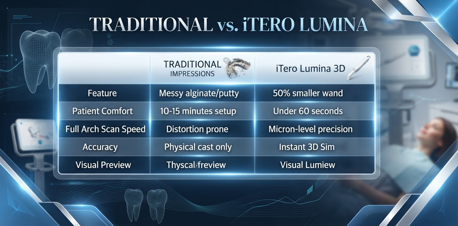 Key Technological Specifications of iTero Lumina
