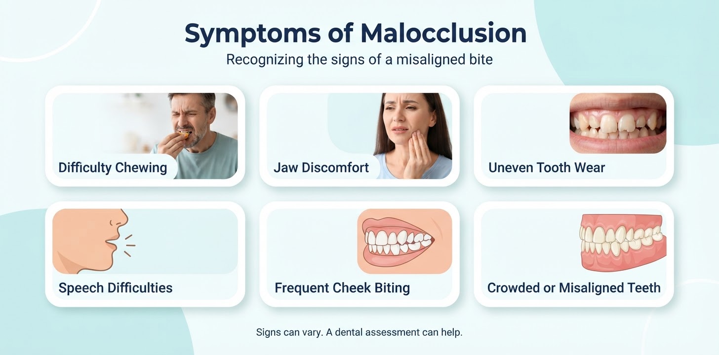 Symptoms of Malocclusion