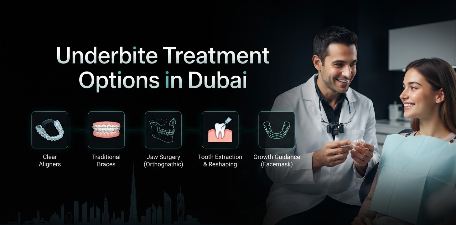Underbite Treatment Options in Dubai